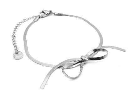 náhrdelník náramek mašle mašlička z chirurgické oceli náhrdelník mašle chirurgická ocel