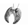 řetízek s přívěskem - chirurgická ocel - andělská křídla