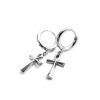 náušnice - chirurgická ocel - křížek