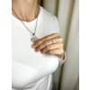 řetízek, náhrdelník - chirurgická ocel - dámský - srdce