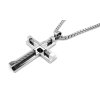 řetízek a přívěsek z chirurgické oceli kříž