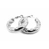 náušnice z chirurgické oceli kruhy