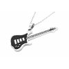 řetízek a přívěsek z chirurgické oceli kytara