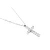 dámský dívčí řetízek náhrdelník křížek s kamínky z chirurgické oceli dámský náhrdelník křížek s kamínky chirurgická ocel