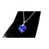 dámský řetízek náhrdelník srdce z chirurgické oceli swarovski srdce chirurgická ocel