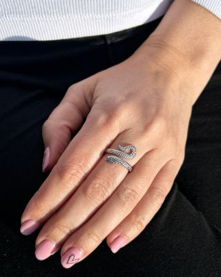 🐍Jeden prsten, nekonečné možnosti. Prsten had z chirurgické oceli, který se přizpůsobí vám. Díky roztahovacímu designu...