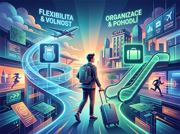 Kabinový batoh vs. malý kufr: Co se vyplatí na krátký výlet?