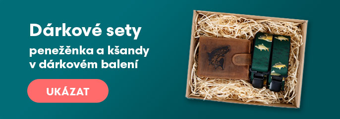 Dárkové sety kšandy a peněženka