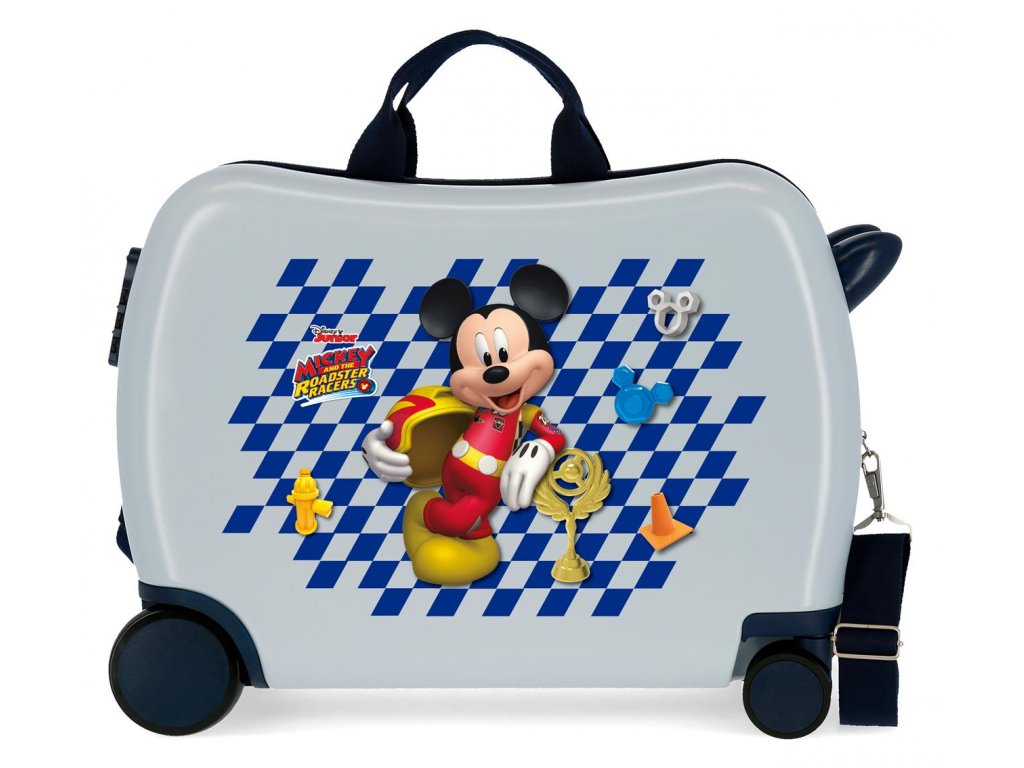 Permanently mini Rank Dětský kufřík na kolečkách - odražedlo - Mickey Mouse - Roadster - RájTriček.cz Permanently mini Rank Dětský kufřík na kolečkách - odražedlo - Mickey Mouse - Roadster - RájTriček.cz