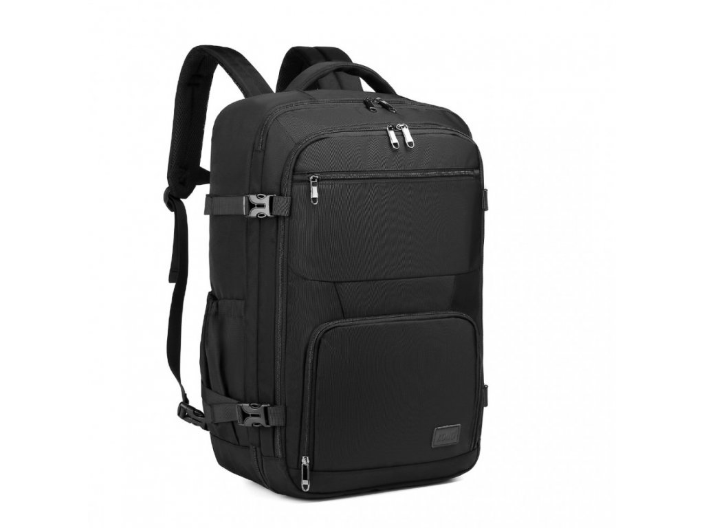 KONO cestovní batoh a taška v jednom EM2207 - černý - 39Lv