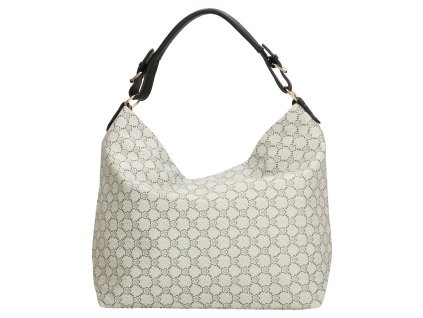 Velká elegantní taška - shopper - černo šedá