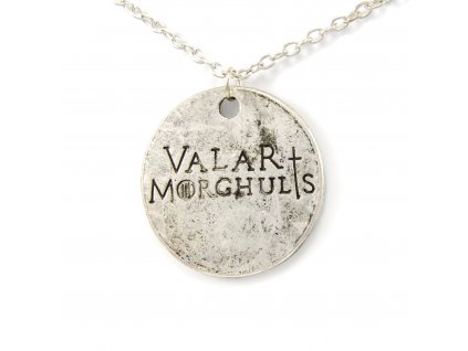 Náhrdelník Hra o trůny - Game of Thrones - Valar Morghulis