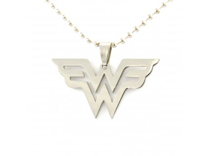 Wonder Woman náhrdelník - chirurgická ocel