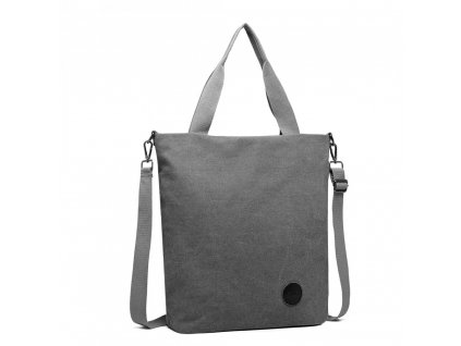 Stylová pánská canvas taška Kono - šedá