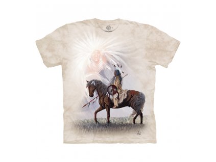 Tričko s potiskem Indiána na koni