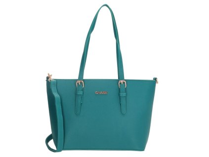 Elegantní kabelka London Marantes Middle Charm - tyrkysová