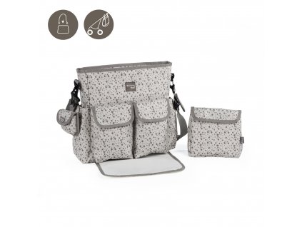 Přebalovací taška Walking Mum Stars Be Grey