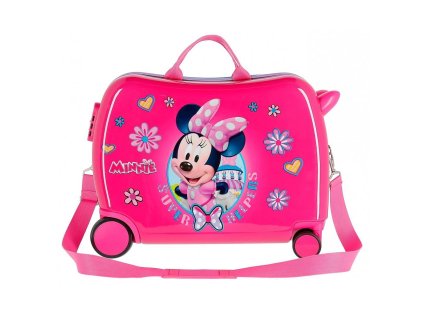 Dětský kufřík na kolečkách - odražedlo - Minnie Super Helpers