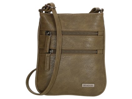 Kompaktní crossbody taška Beagles Alcale de Heneras - olivová