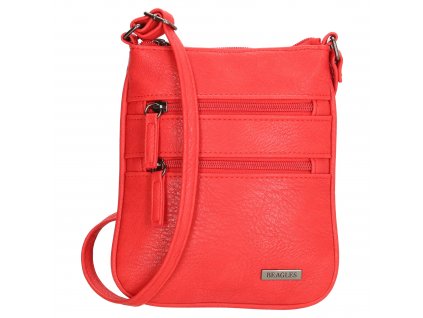 Kompaktní crossbody taška Beagles Alcale de Heneras - červená