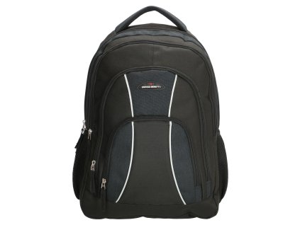 Praktický batoh na notebook 17,1 "Enrico Benetti Martinique - černý