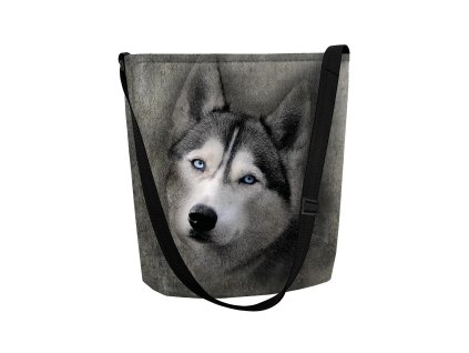 Filcová Eko kabelka Funky - Husky