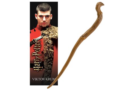 Originální hůlka Viktor Krum 30 cm + 3D Záložka