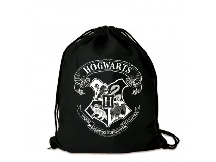 Harry Potter sportovní vak Bradavice bílý potisk