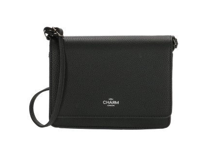 Dámská elegantní crossbody kabelka Charm London Stratford - černá