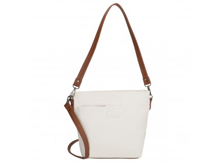 Elegantní dámská crossbody kabelka Beagles Xornes - bílá