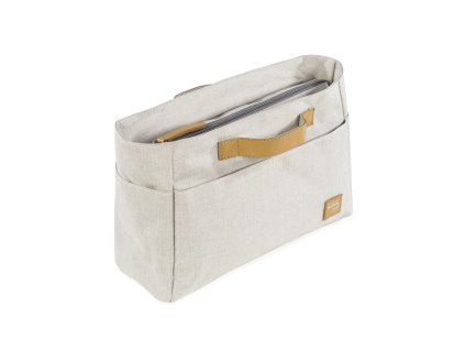 Organizér na kočárek Walking Mum Baby nature Collection - světle šedý