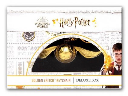Klíčenka Harry Potter zlatonka v dárkové krabičce