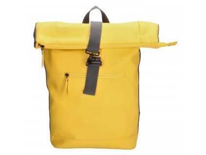 Unisex batoh typu Messenger Charm London Neville - 17,3 " (43 cm) / 16,7L - žlutý
