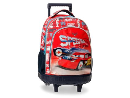 Školní batoh na kolečkách CARS SPEED TRAILS -29L