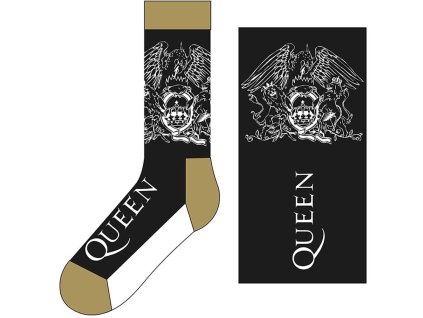 Ponožky Queen - Crest & Logo