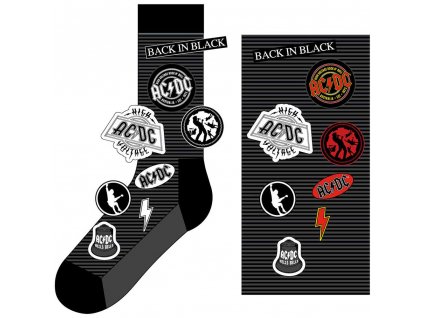 Ponožky AC/DC ICONS černé