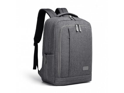 Unisex multifunkční batoh s USB portem KONO Richie - šedý