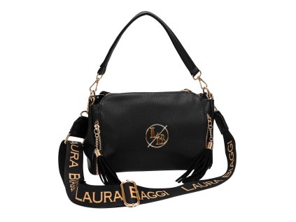 Dámská crossbody kabelka Laura Biaggi L320033 - černá