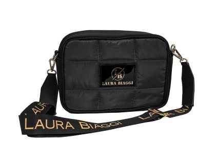 Stylová dámská crossbody kabelka Laura Biaggi S2136 - černáS2136 BK web
