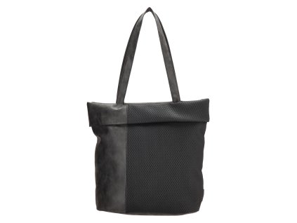 Dámská designová taška shoperka Beagles Cerceda - černá - 18L