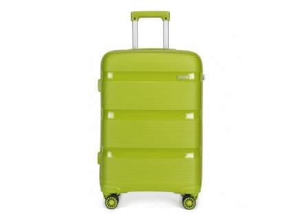 Cestovní kufr na kolečkách KONO Classic Collection - zelený - 77L