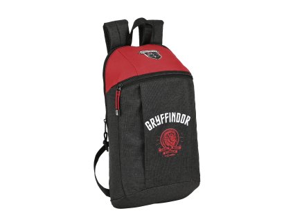 SAFTA Basic úzký mini batoh Harry Potter Gryffindor - černý / 8L