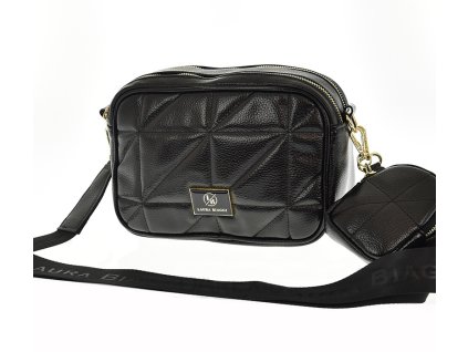 Laura Biaggi dámská crossbody kabelka JS258 - černá