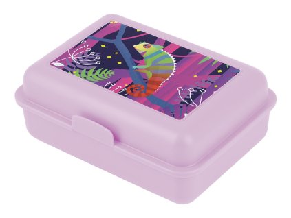 Baagl plastový box na svačinu s chameleonem