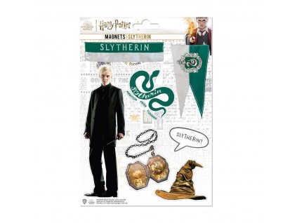 Harry Potter Sada 6 kusů magnetek SLYTHERIN (Zmijozel) Harry Potter - MAP5022