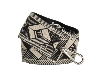 Přídavný popruh na crossbody kabelku Elisa - černo béžový