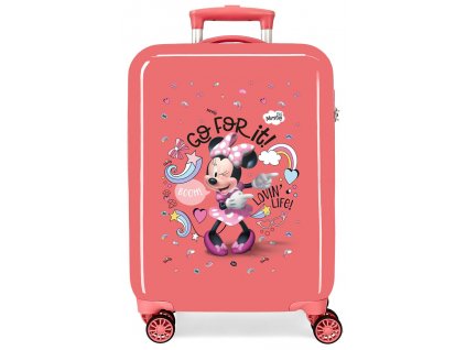 Kabinový kufr na kolečkách Minnie LOVING LIFE 55 cm - 41L