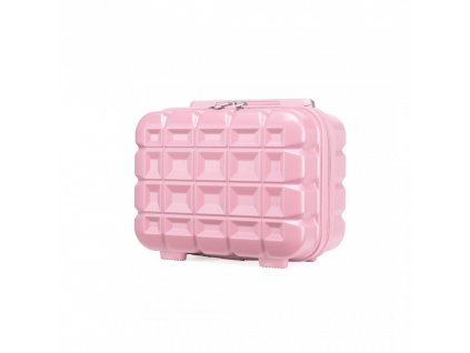 KONO malý toaletní kufřík na zavazadlo - 10L - růžový - ABS