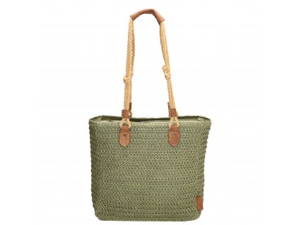 PE-FLORENCE Natural life dámská shopper kabelka - olivová