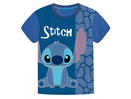 Dětské bavlněné tričko Lilo a Stitch Disney -modré